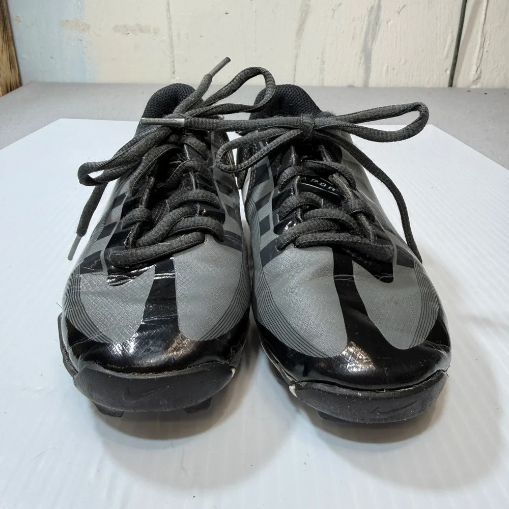 Nike Vapor Fastflex Football Cleats Men 10.5 Black Gray Good Low Top Athletic